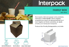 Caja Delivery - Family Box Biodegradable (130 un) - Cemave Descartables SRL