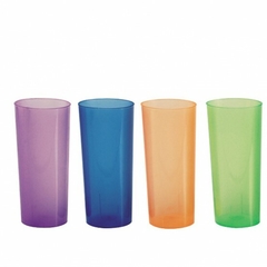 Vaso Trago Pargo PP Color (250 un)