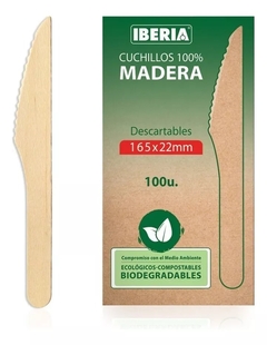 Cuchillo Ecológico de Madera (X 100 U) - comprar online