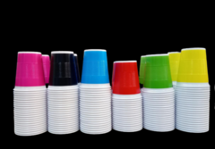 Vaso 180 cc COLOR (1000 un)