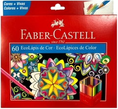 Lápices Faber Castell EcoLápiz de Color x 60