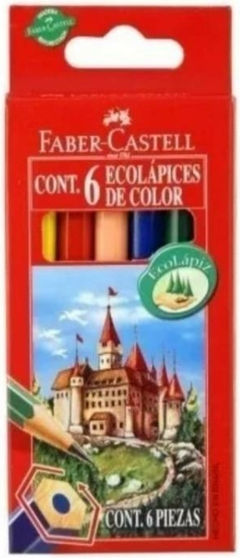 Mini Lápices de Color Faber Castell x6