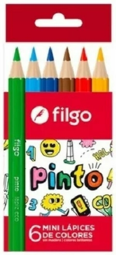 Lápices de Color Filgo Mini x6 - comprar online