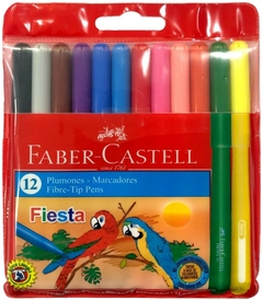 MARCADOR ESCOLAR FABER CASTELL FIESTA x 12