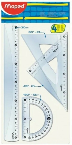 Set de Geometria Maped 4 Piezas 30cm - comprar online