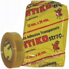 Cinta Adhesiva Transparente Stiko Strap 12 mm x 30mts - comprar online