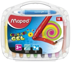 MINI VALIJA LAPICES JUMBO ACUARELABLE x 10 COLORPEPS MAPED