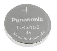 5 PILAS CR2450 PANASONIC LITIO 3V