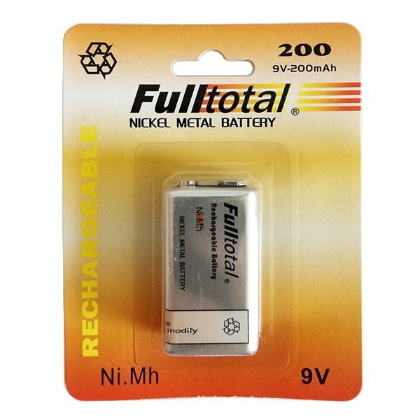 Bateria 9v 200 Mah Recargable Full Total - bgdigital