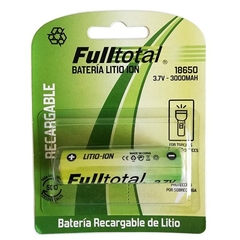 Pila Bateria 18650 C/teton Full Total 3.7v 3000 Mah