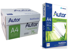 RESMA AUTOR A4 75 GRAMOS X 500 HOJAS