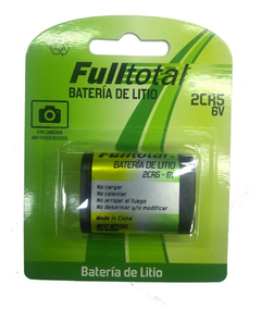 Bateria Fulltotal 2cr5 6v P/ Camaras Fotograficas