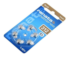 Pilas Renata Para Audifono Blister 6u. Modelo 312