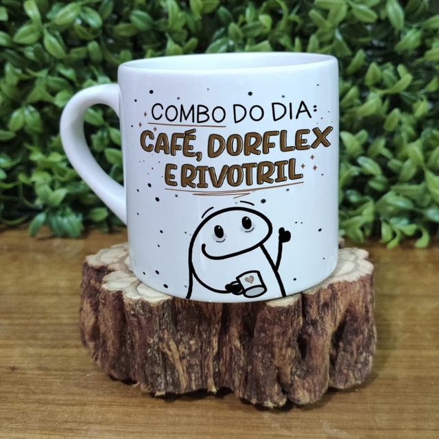 Caneca Flork Meme Aniversário Dorflex Ou Rivrotril