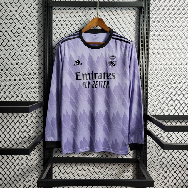 Blusa do real cheap madrid manga longa
