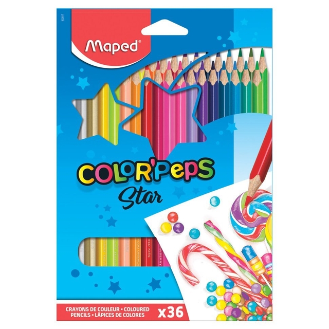 Estuche 60 lápices de colores - Arte Vértice
