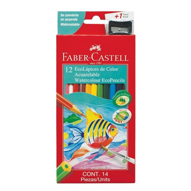 Lápices de colores Faber Castell - 12 tonos