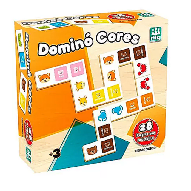 Jogo de Dominó No Estojo 8431341 - Art Game - MP Brinquedos