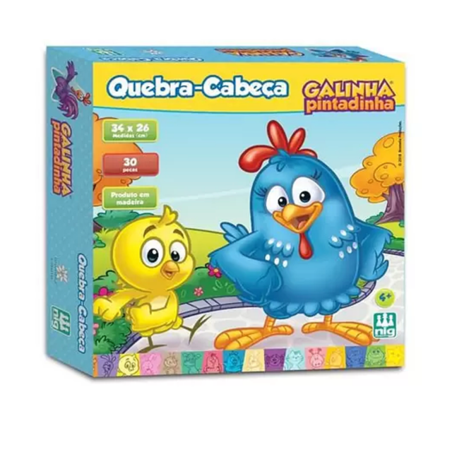 Galinha Pintadinha Jogo Da Memória Madeira 24 Peças - Nig - ShopJJ -  Brinquedos, Bebe Reborn e Utilidades