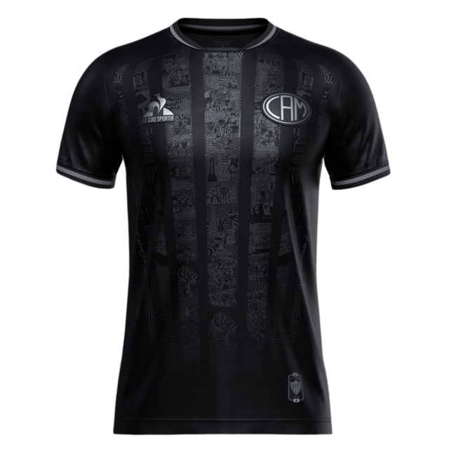 Camisa Atlético Mineiro Manto da Massa 2022 Preta Masculina Torcedor