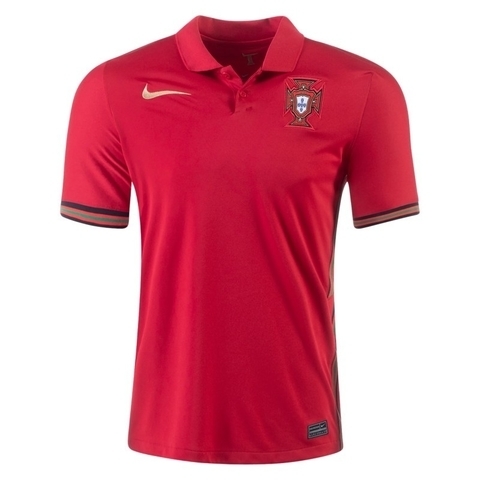 Camisa Portugal Home 20/21 Nike Masculina Torcedor Vermelha