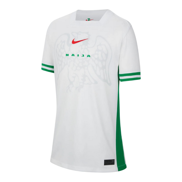Camisa Nigeria Home 2024 Nike Masculina Branco Casa do Manto JC