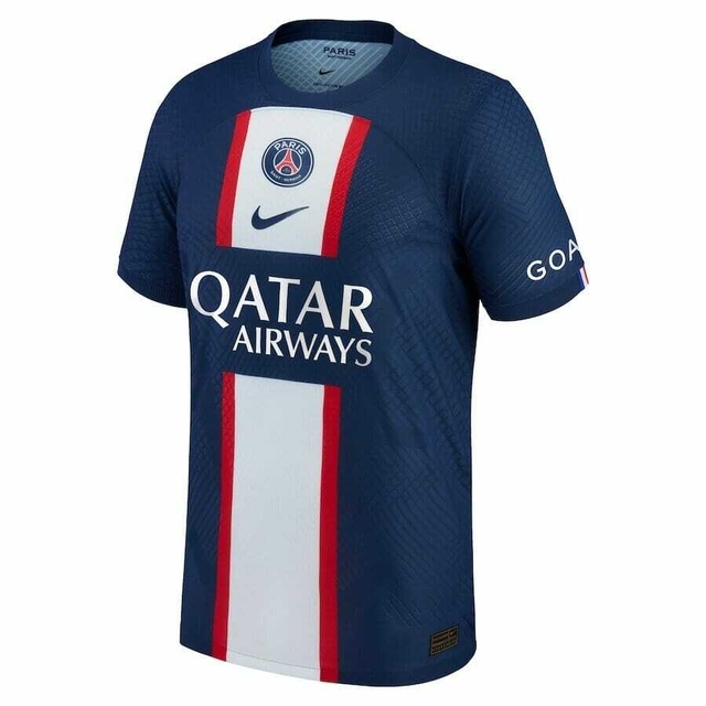 Camisa PSG Home 22 23 Masculina Azul Torcedor
