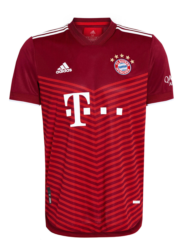 Camisa Bayern Munique Home 21 22 Masculina Torcedor Vermelha