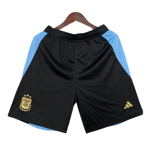 Short Argentina I 2024 Adidas Copa America Preto Casa do Manto JC