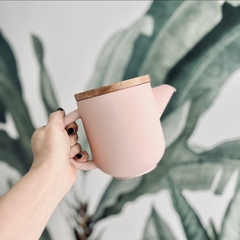 Té para dos en cerámica. Tetera y cuencos en cerámica con bandeja y tapa de madera + 2 blends en internet