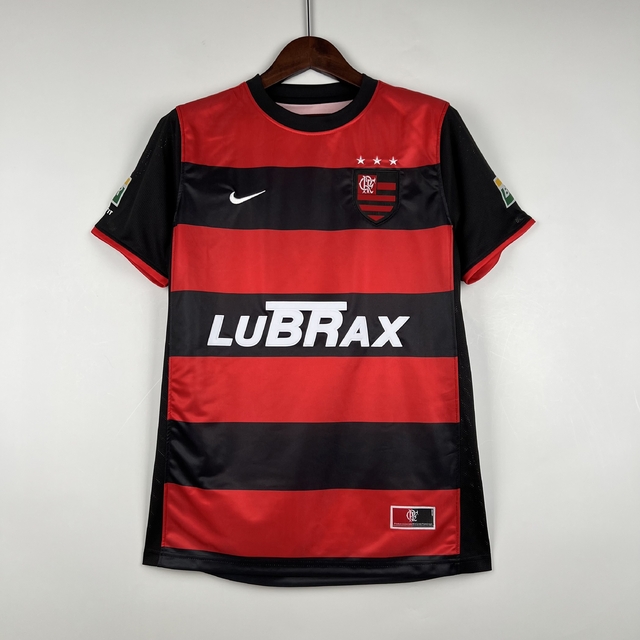 Camisa Flamengo Retrô 2000/2001 Vermelha e Preta - Nike