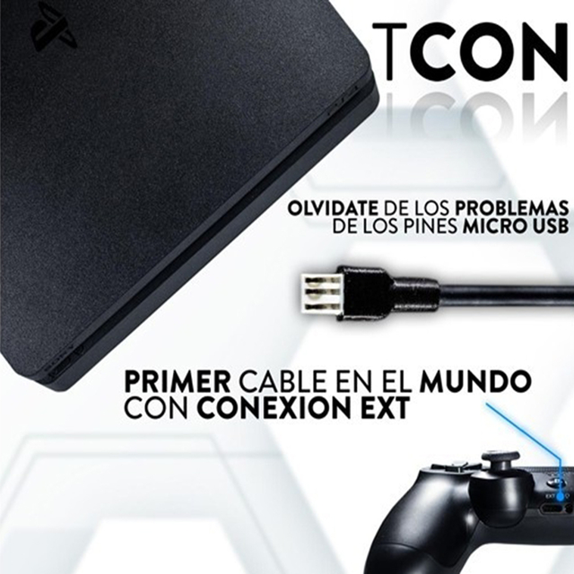 CABLE TCON DE CARGA JOYSTICK PS4 (COD: 16400116/15600394)