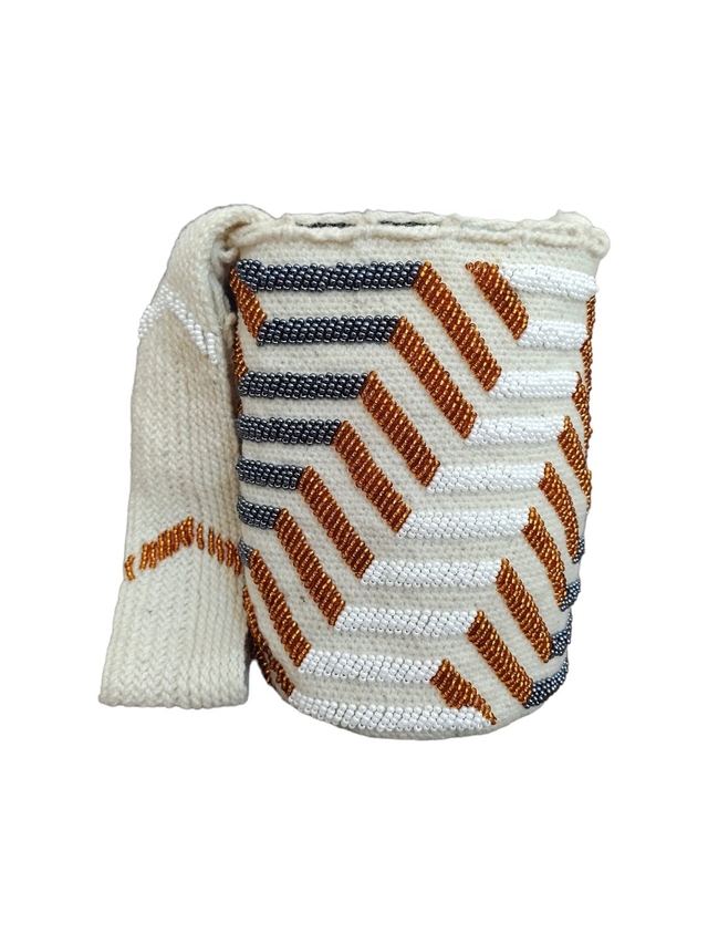 Mochila Arhuaca recamada Mirla de la Sierra