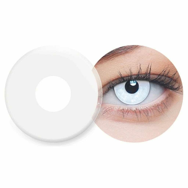 Lente de contato Branca - Comprar em Só Lentes
