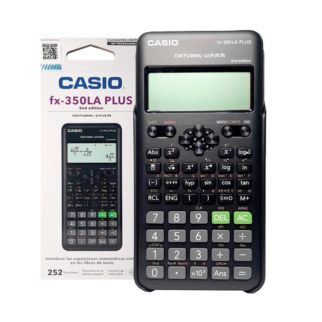CALCULADORA CIENTIFICA CASIO FX 350LA PLUS SEGUNDA EDICION