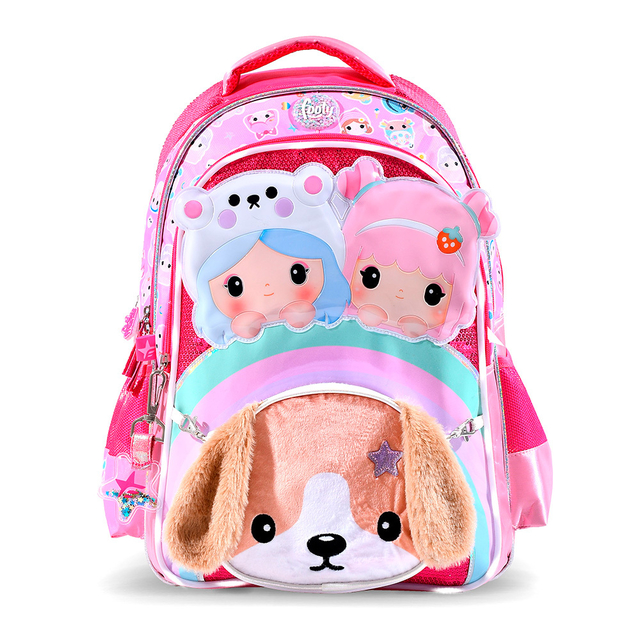 MOCHILA FOOTY FRIENDS CON CARTERITA 18