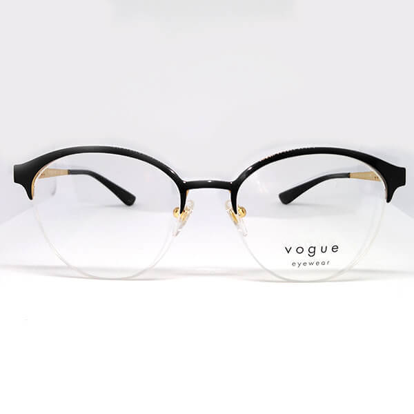 Óculos de Grau Feminino Vogue Preto Nylon | Ótica Citrine