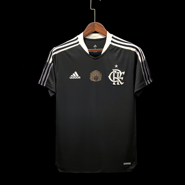 CAMISA FLAMENGO CONSCIÊNCIA NEGRA ADIDAS 2021