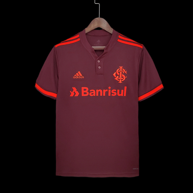 Camiseta Internacional III 22/23 Adidas Feminino - Vinho