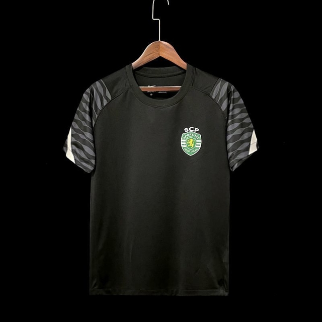 Camisa De Treino Sporting Preta 21/22 - Perera Store