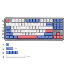 Set keycaps Cherry PBT Violet - comprar online