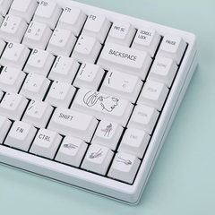 Set de 136 keycaps Simple Curve Japones - Perfil Cherry