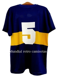 Camiseta Boca Juniors campeon intercontinental 1977