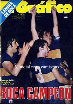 Camiseta Boca Juniors campeon intercontinental 1977 en internet
