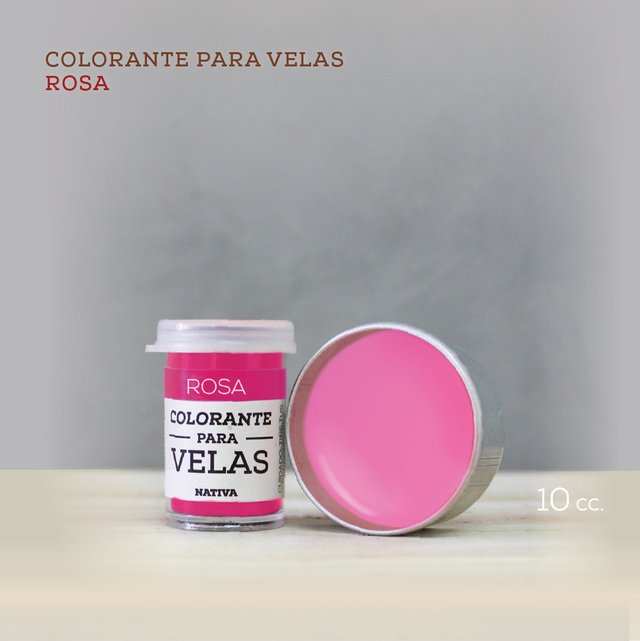Colorante (tinte) para Velas: Rosado - The Wax Store HN