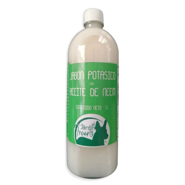 Jabón Potásico con Aceite de Neem, 100% Orgánico – Huertitos