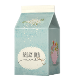 Set imprimible de Cajas, tags y bolsa Día de la madre Flores Vintage - comprar online