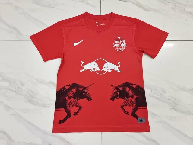 Camisa Red Bull Salzburg I 23/24 Vermelha e Branca