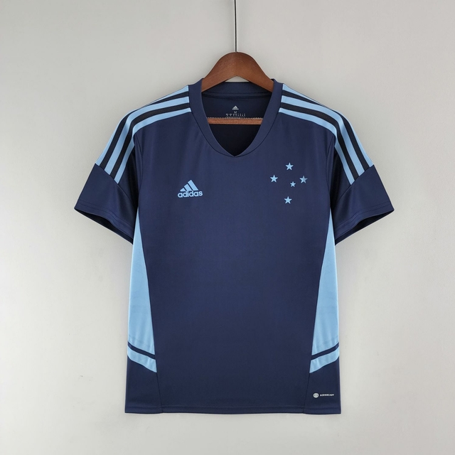 Camisa Cruzeiro Treino 22/23 Azul - Adidas - Masculina
