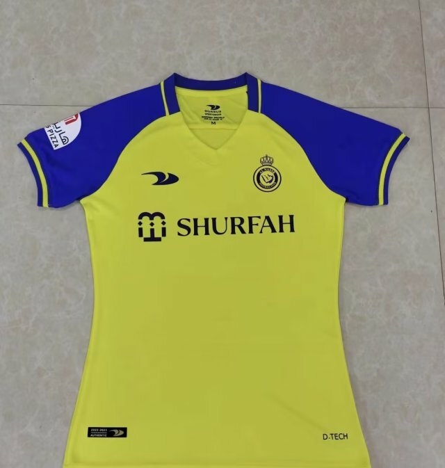 Camisa Al-Nassr FC Home 2022/2023 Amarela e Azul – Versão Jogador